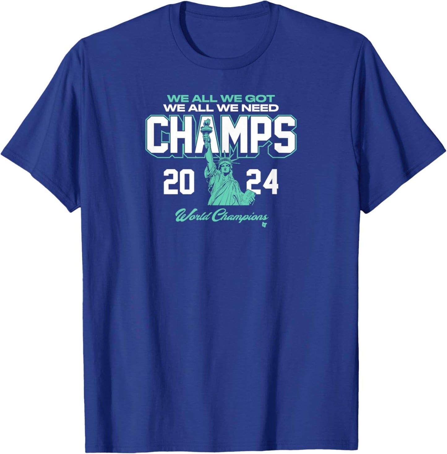 2024 Champs - New York Basketball T-Shirt - T-Shirt | Royal