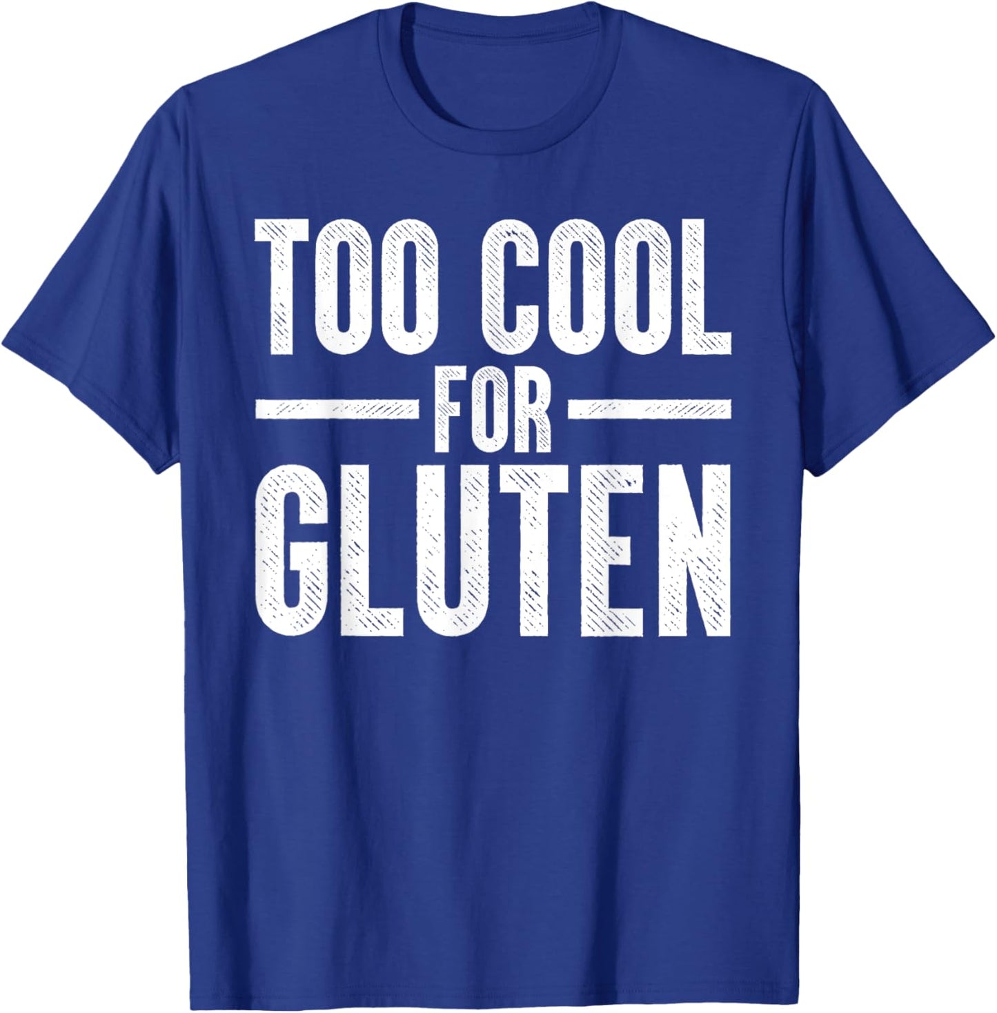 Funny Gluten Free Art For Boys Girls Men Celiac Awareness T-Shirt - T-Shirt | Royal