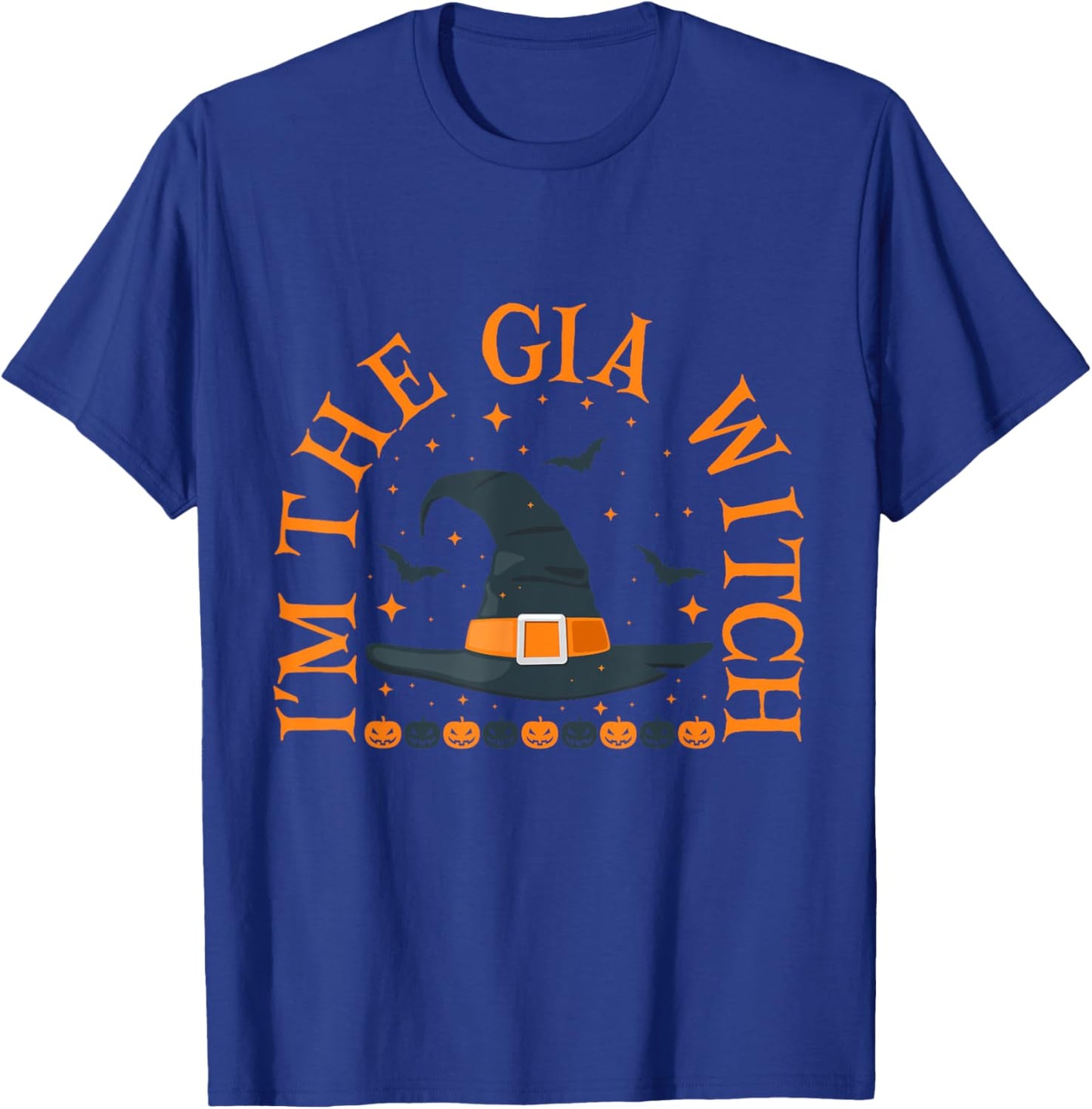 Im the Gia Witch Shirt Halloween Matching Group Costume T-Shirt - T-Shirt | Royal