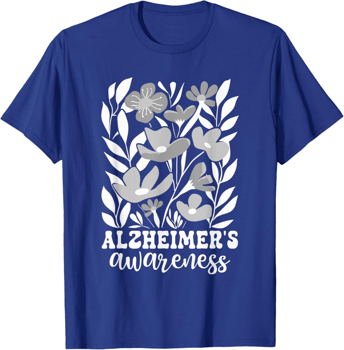 Wear Purple Alzheimer's Awareness Dementia T-Shirt - T-Shirt | Royal