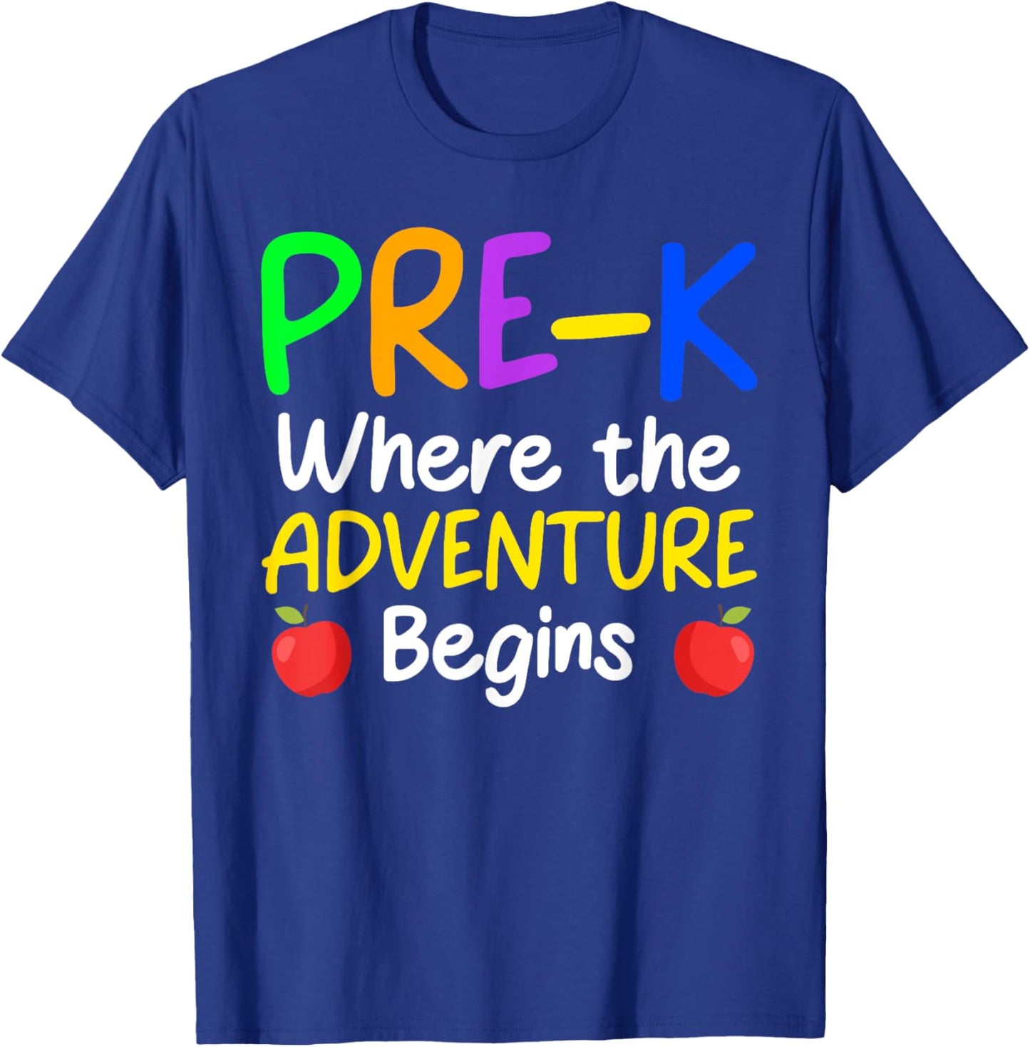 Cute Pre-K Teacher Design Women School PreK Teacher T-Shirt - T-Shirt | Royal