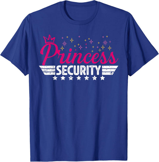 Halloween Kostm Prinzessin Security -Adult Black Small Short Sleeve Cotton Blend Princess Safety Funny Graphic Halloween Shirt T-Shirt - T-Shirt | Royal