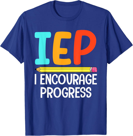 IEP SPED Teacher Art Women Special Education Teacher T-Shirt - T-Shirt | Royal