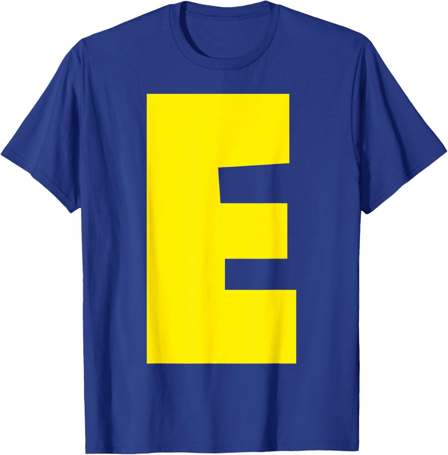 "E" Letter Chipmunk Group Matching Funny Halloween Letter E T-Shirt - T-Shirt | Royal