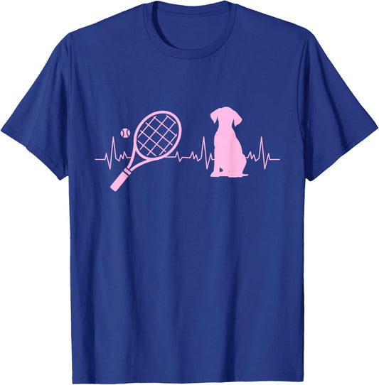 Dog Lover Tennis Player Coach Dog Sports Tennis Dog Women T-Shirt - T-Shirt | Royal