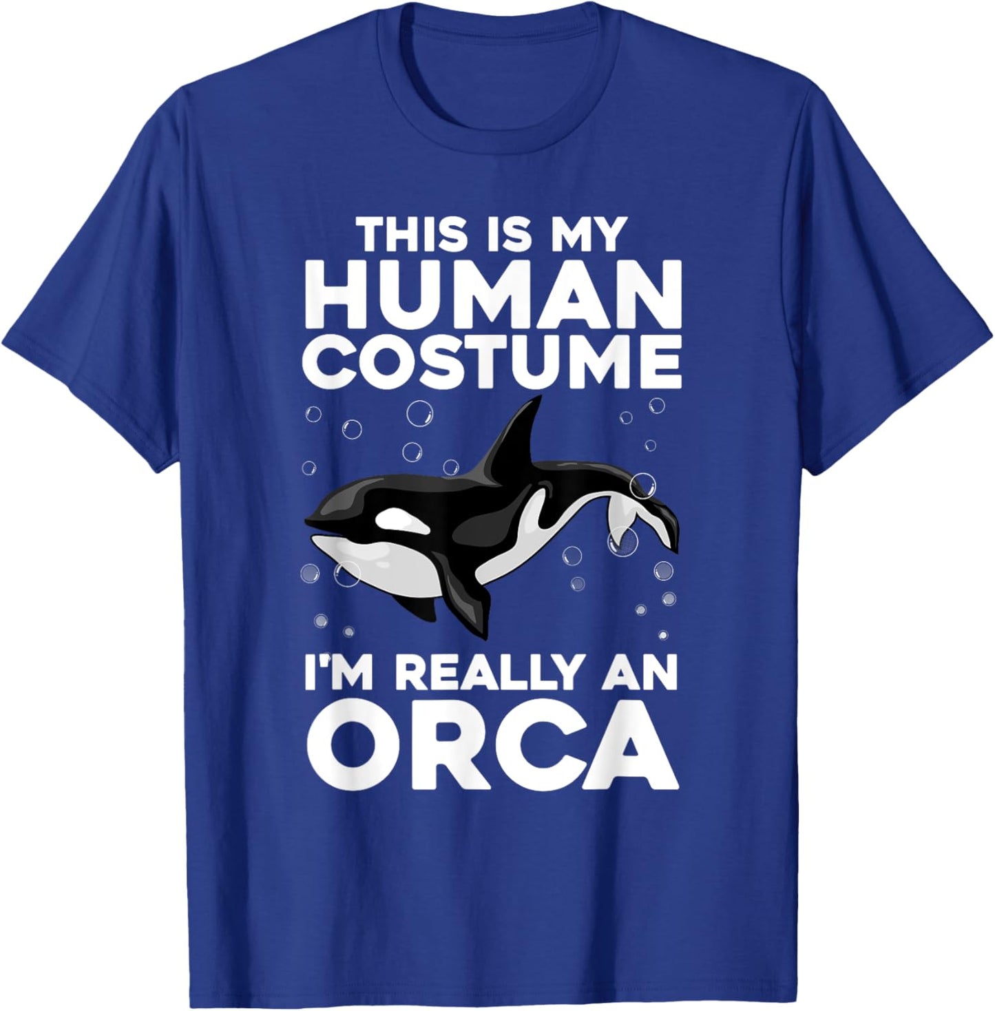 Cool Orca Design Women Sea Ocean Animal Orca Lover T-Shirt - T-Shirt | Royal