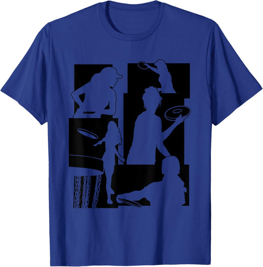 Funny Disc Golf Player Cool Flying Disk Sports Enthusiast T-Shirt - T-Shirt | Royal