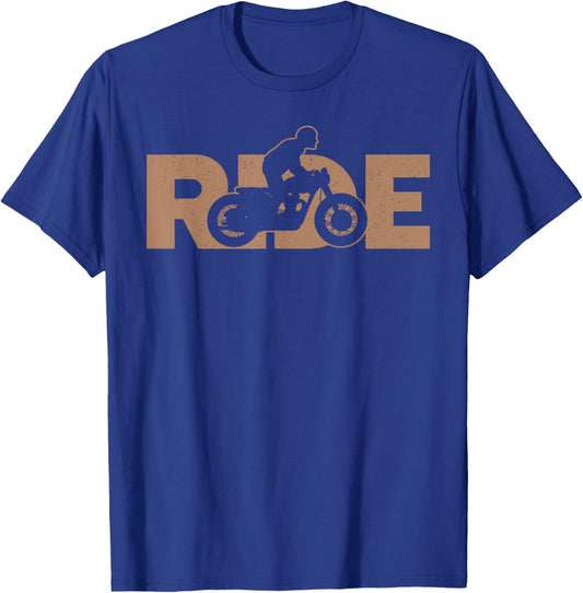 Funny Motorcycle Design Women Biker Motorcycle Rider T-Shirt - T-Shirt | Royal