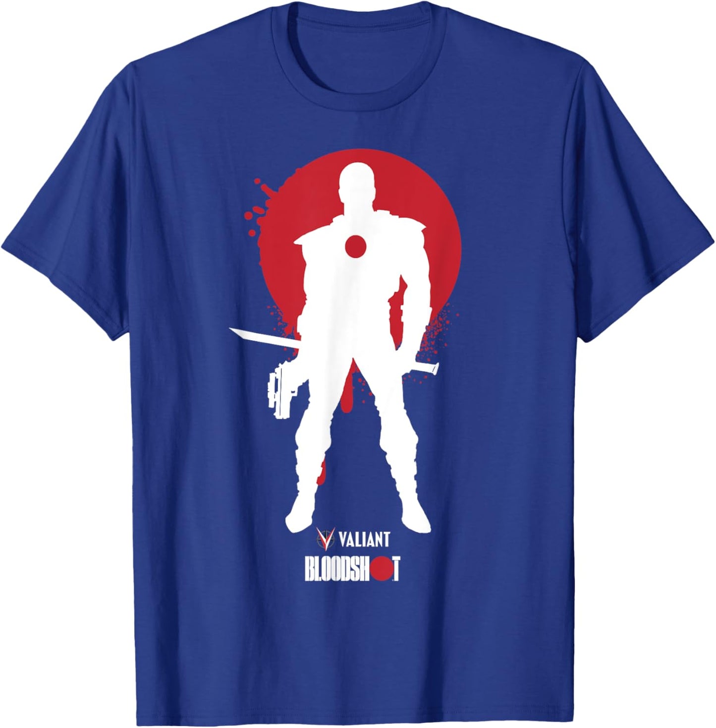 Valiant - Designs Bloodshot, a Digital Soldier T-Shirt - T-Shirt | Royal
