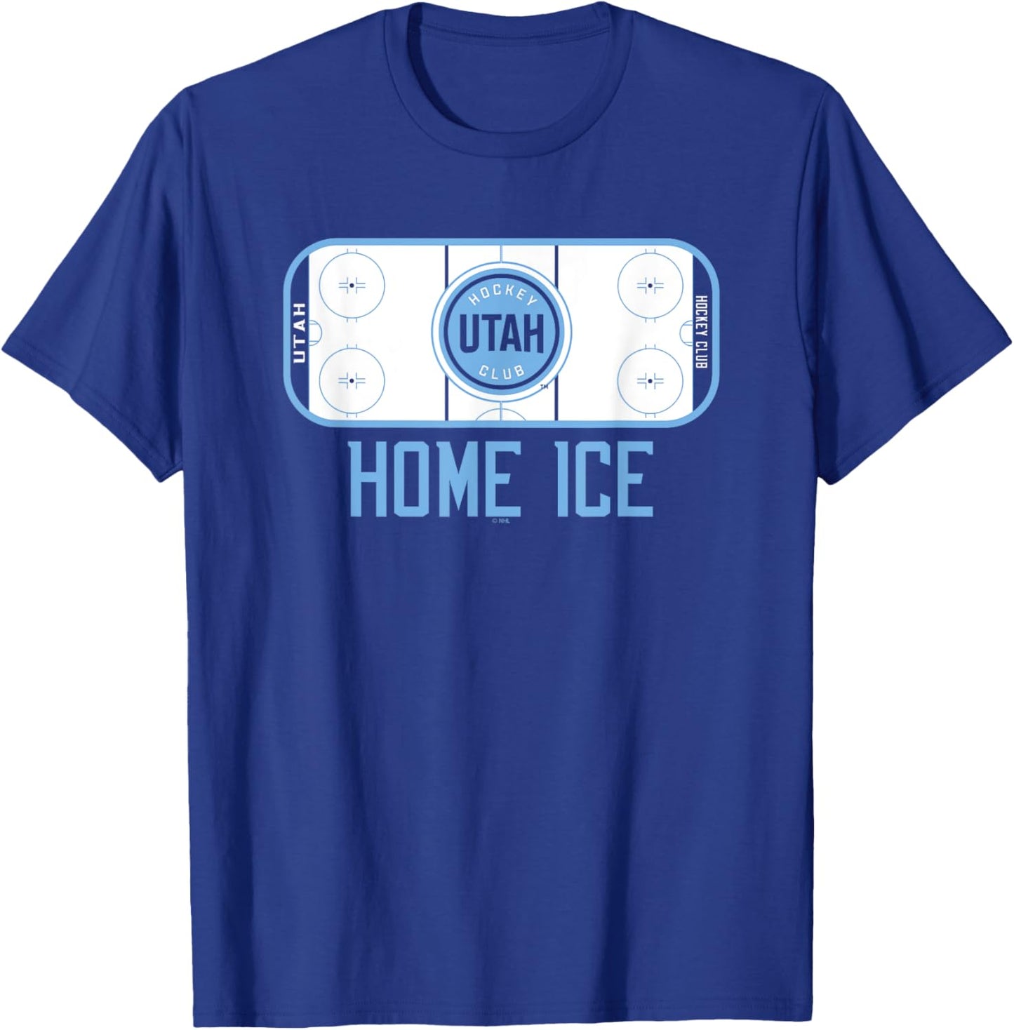 Utah Hockey Club Home Ice Black Officially Licensed T-Shirt - T-Shirt | Royal