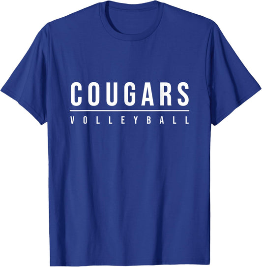 Cougars Volleyball T-Shirt - T-Shirt | Royal