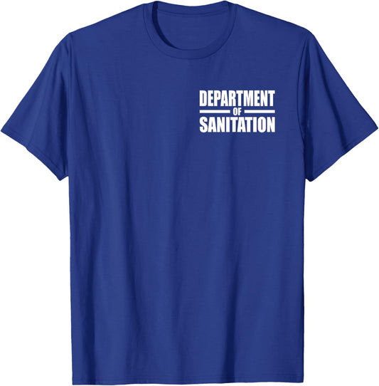 Department of Sanitation Garbage Trash Collector Uniform T-Shirt - T-Shirt | Royal