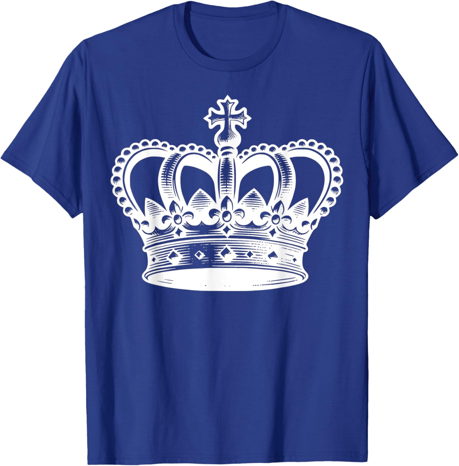 Elegant Royal Crown Illustration For Adults T-Shirt - T-Shirt | Royal