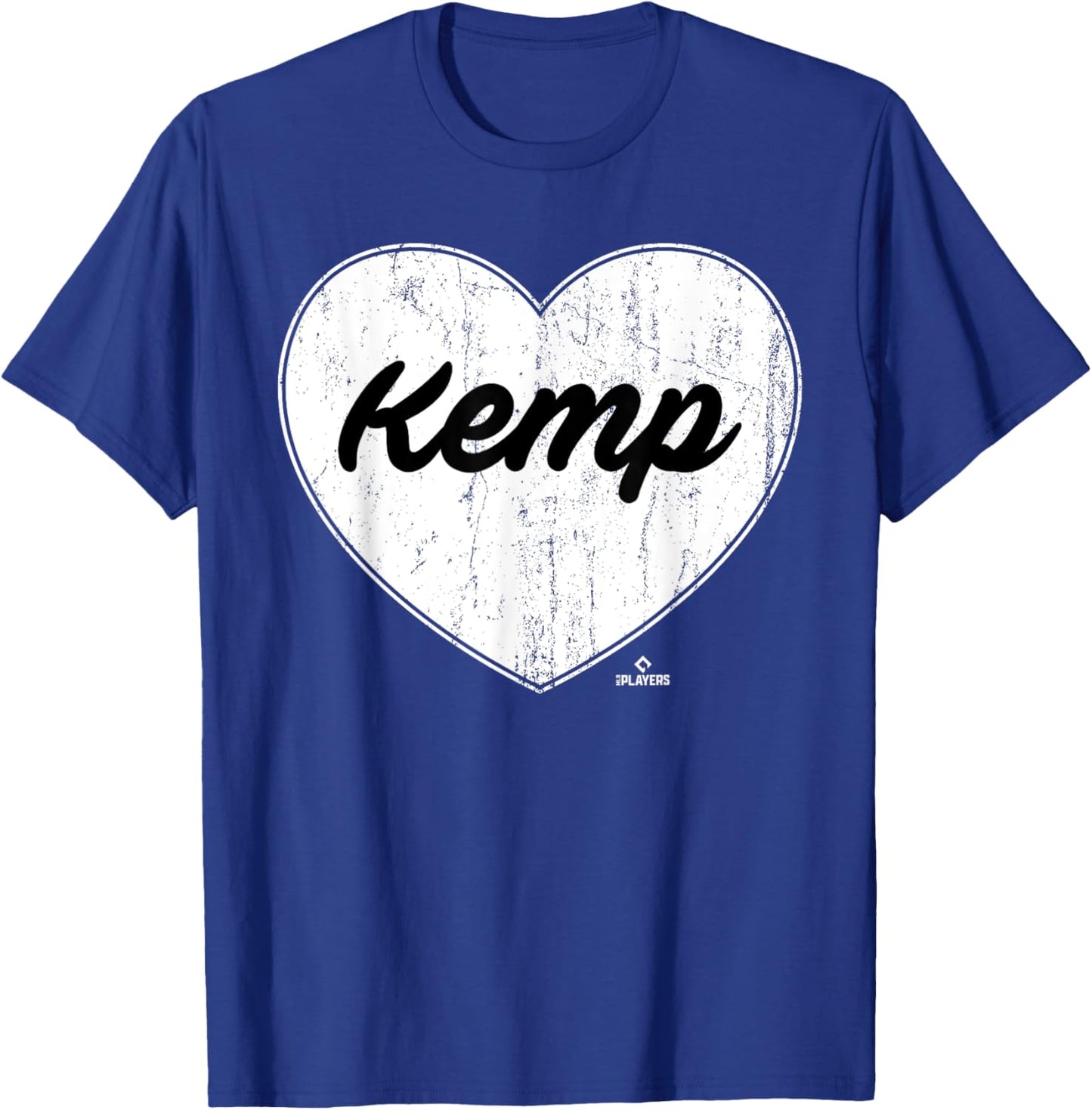 Distressed Heart Otto Kemp Prospect Baseball Fan Gear T-Shirt - T-Shirt | Royal