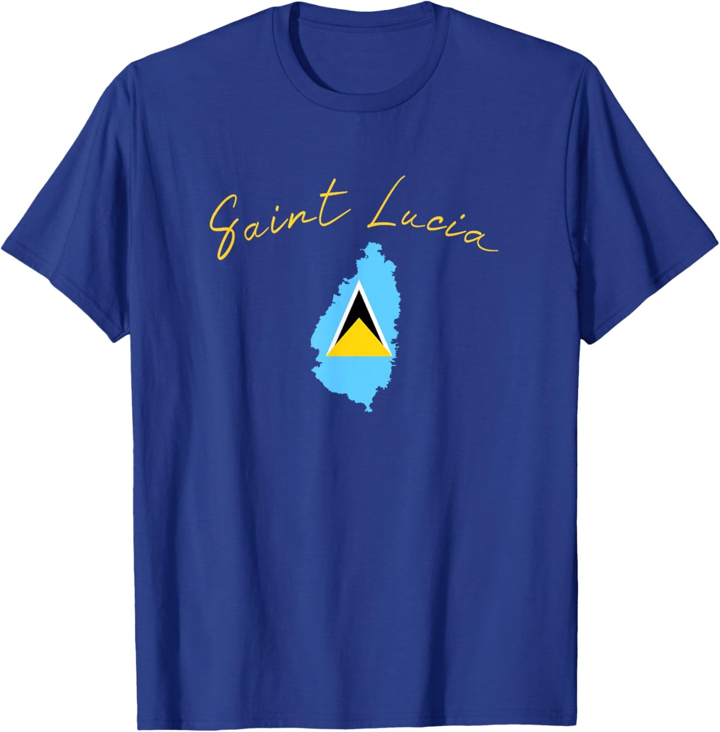 Saint Lucia Flag Pride - Saint Lucian T-Shirt - T-Shirt | Royal