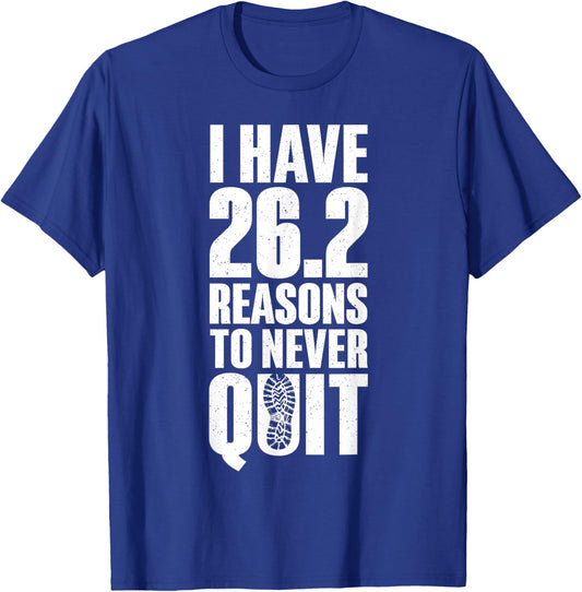Funny 26.2 Marathon Design Women Marathon Runners T-Shirt - T-Shirt | Royal