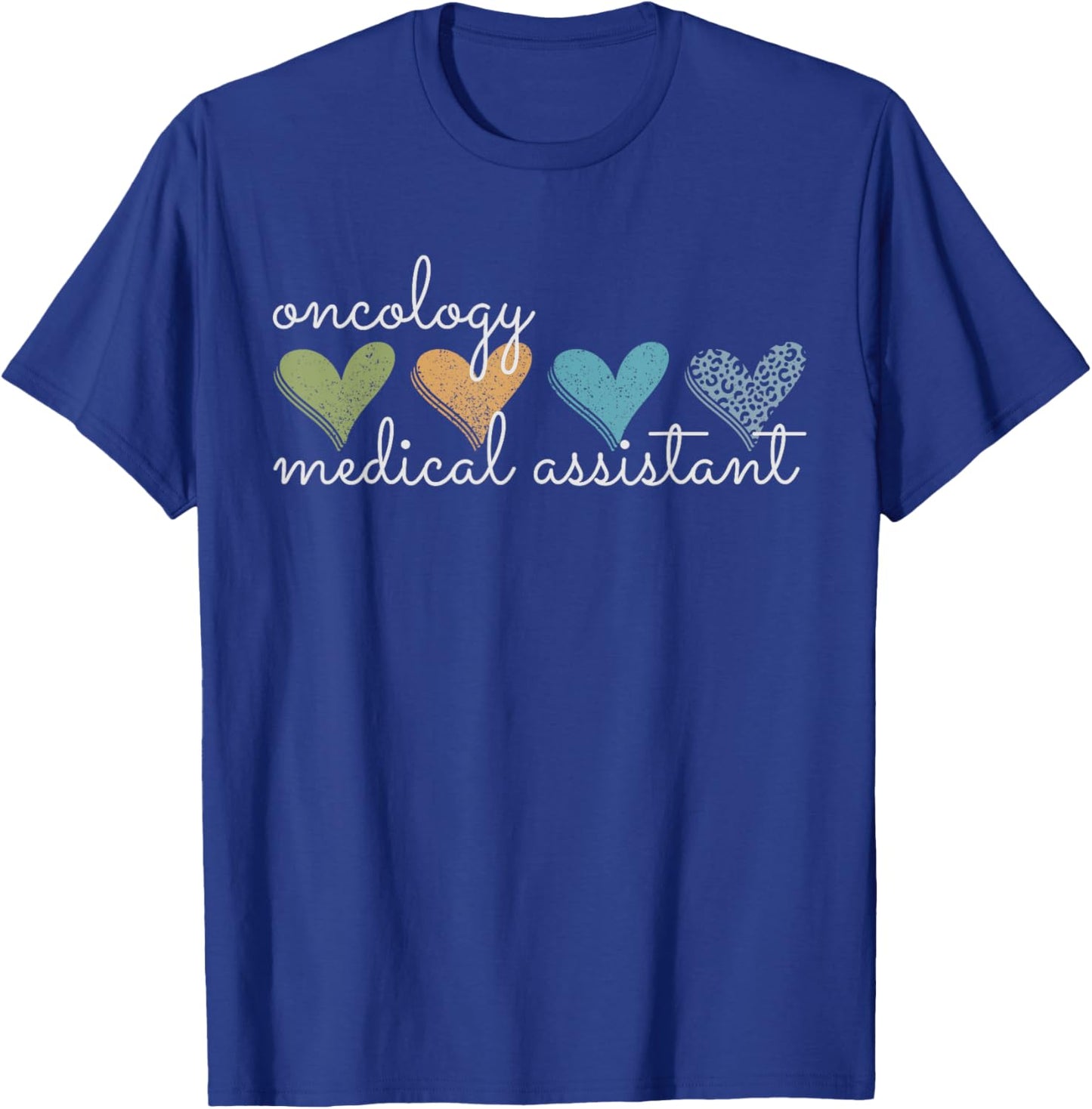 Oncology Medical Assistant Hematology Physician Nurse T-Shirt - T-Shirt | Royal