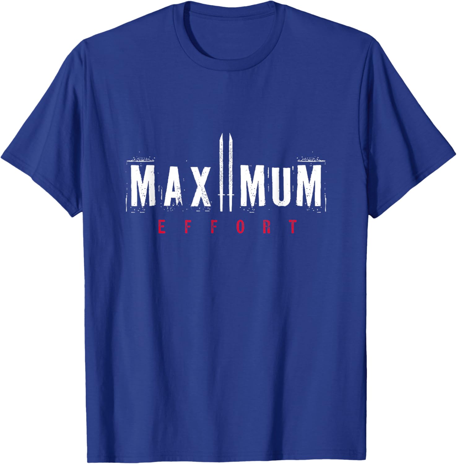 Marvel Deadpool Maximum Effort Distressed Big Text Logo T-Shirt - T-Shirt | Royal