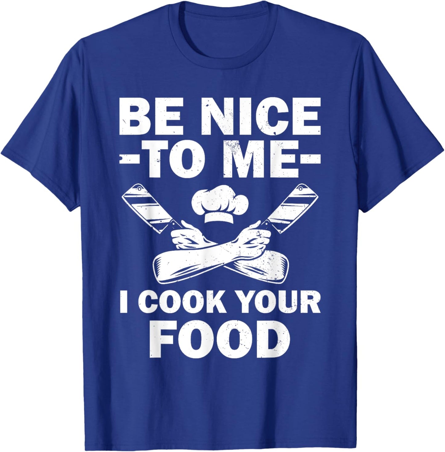 Funny Chef Design Women Cooking Culinary Cook Chef T-Shirt - T-Shirt | Royal