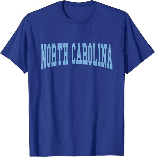 North Carolina Throwback Design Classic T-Shirt - T-Shirt | Royal