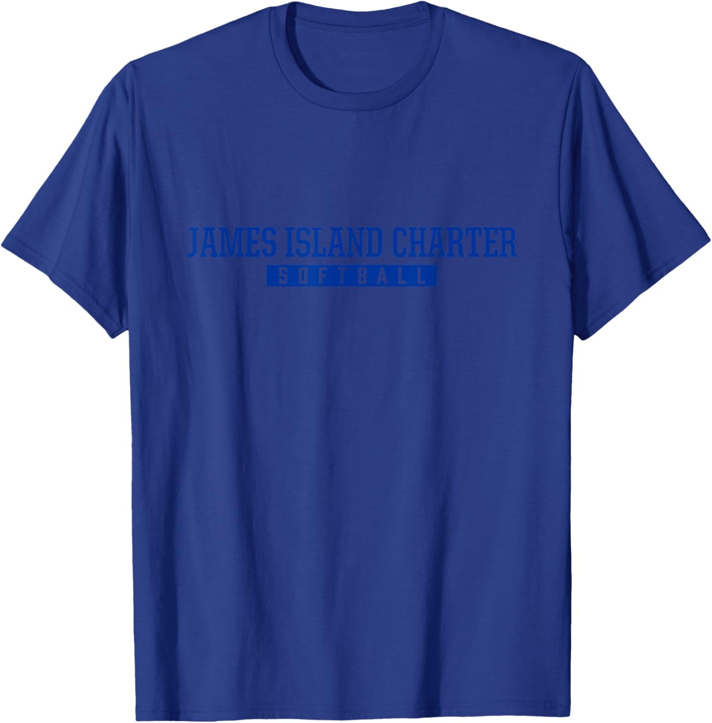 James Island Charter High School Softball T-Shirt - T-Shirt | Royal