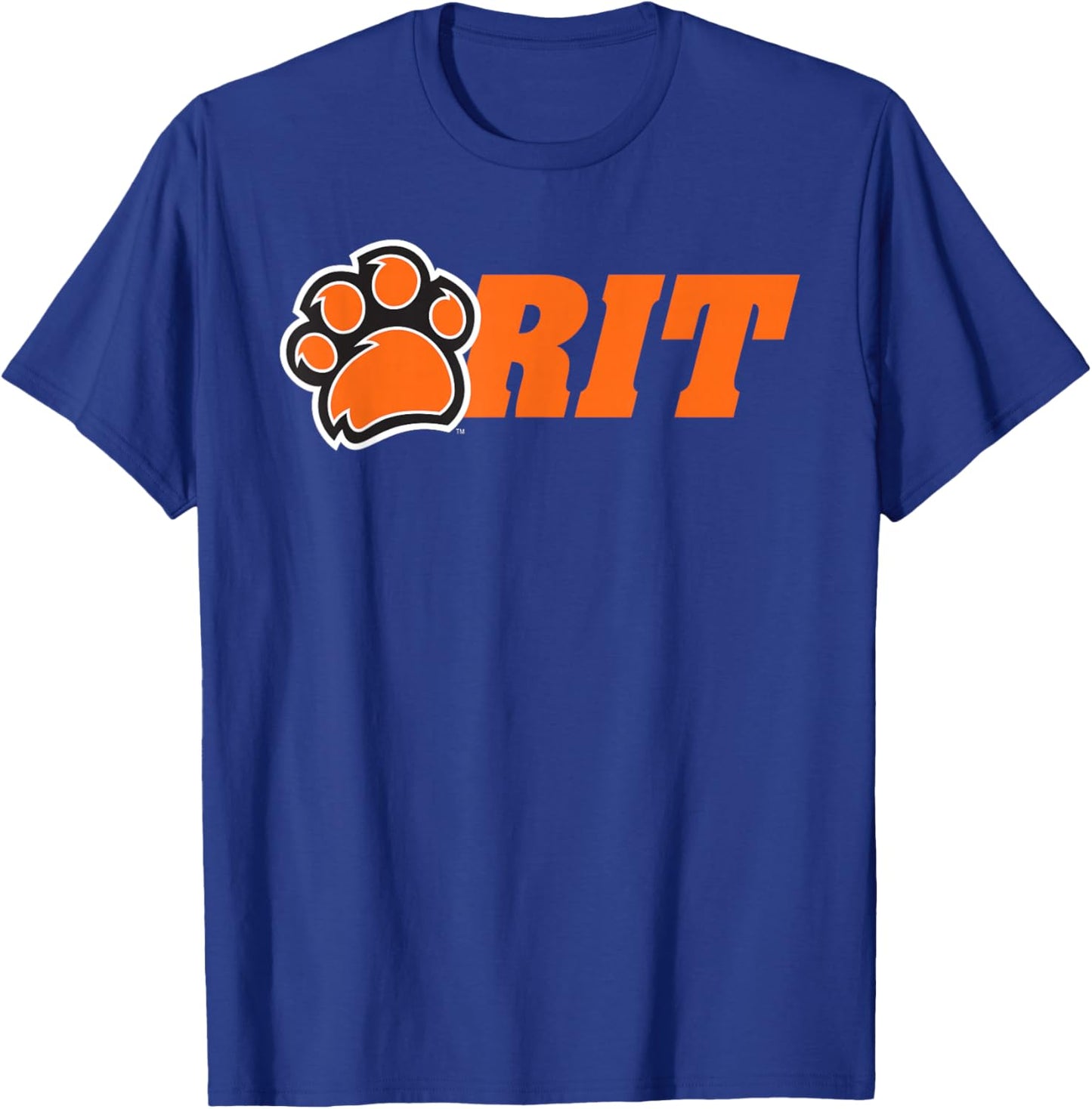 Rochester Institute of Technology -- Steve State RIT Paw Logo T-Shirt - T-Shirt | Royal