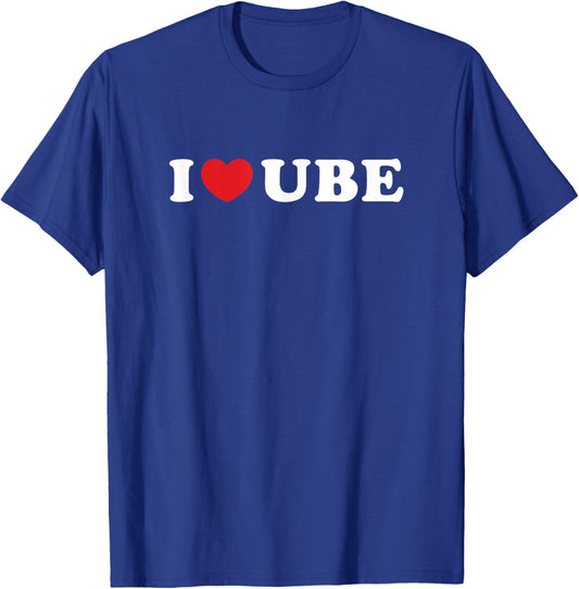I Love Ube Filipino I Heart Ube T-Shirt - T-Shirt | Royal