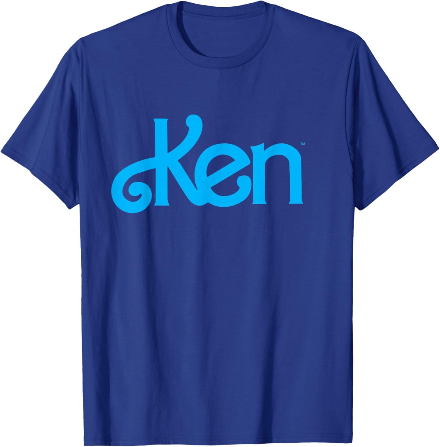 Barbie Ken 1980's Logo , Men's Classic Fit Black Small T-Shirt - T-Shirt | Royal