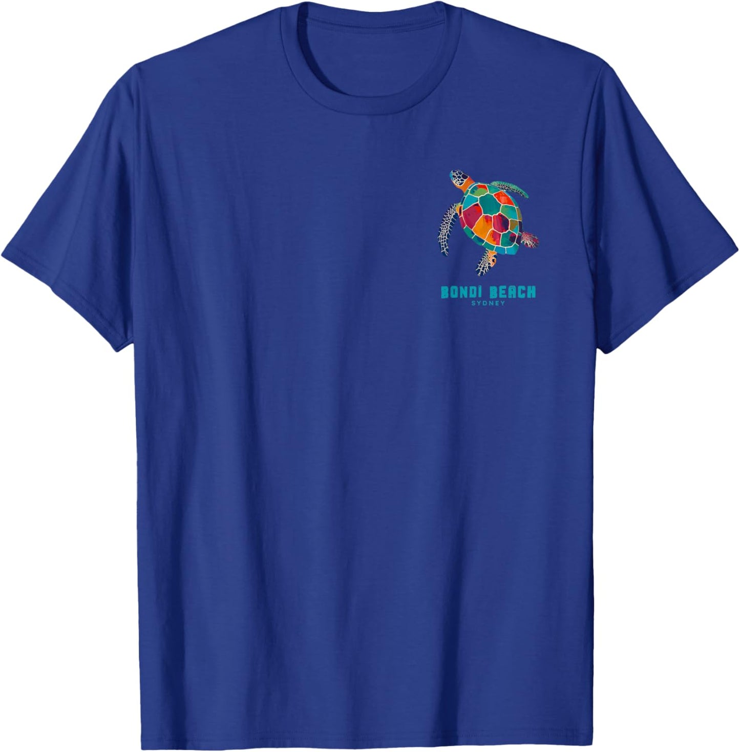 Bondi Beach Sydney Australia Sea Turtle Ocean Vintage T-Shirt - T-Shirt | Royal