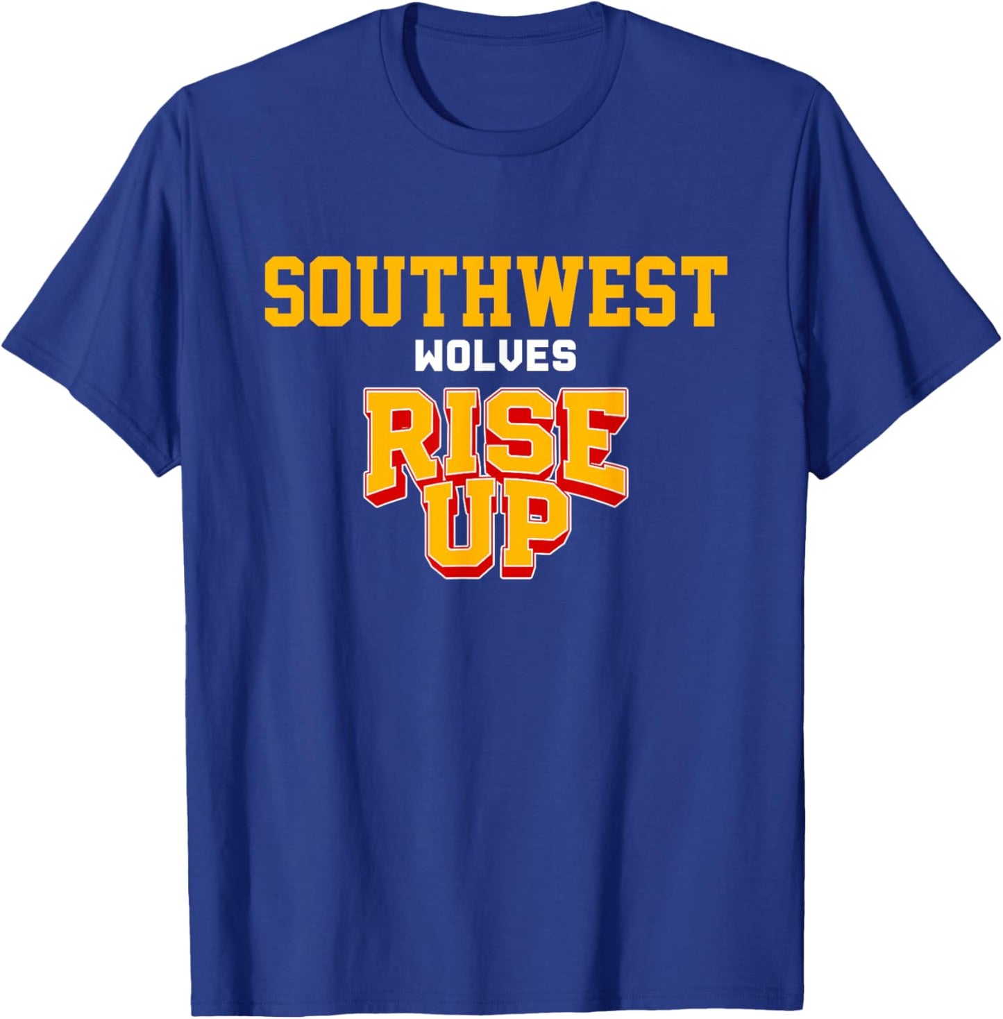 Southwest Wolves Rise Up HS T-Shirt - T-Shirt | Royal
