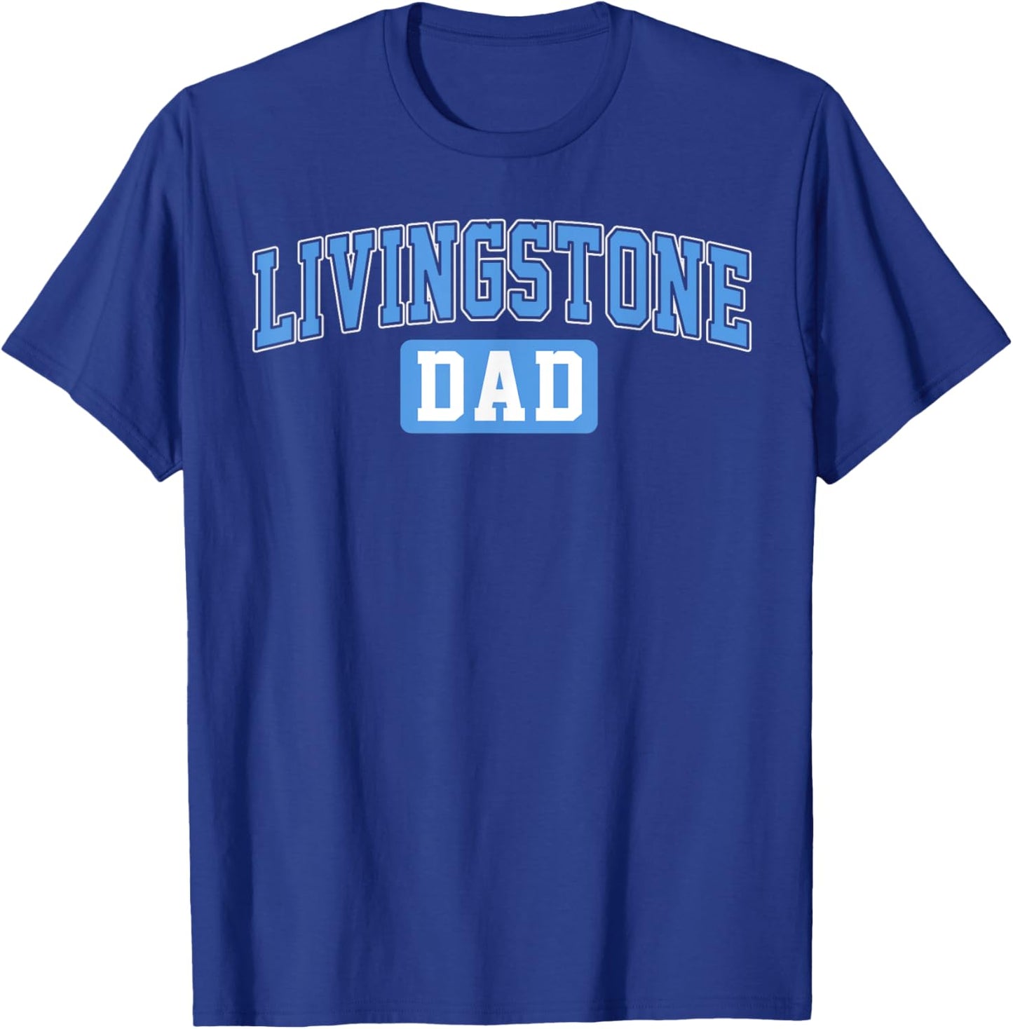 Livingstone College Dad Arch Vintage Design for Father Men T-Shirt - T-Shirt | Royal