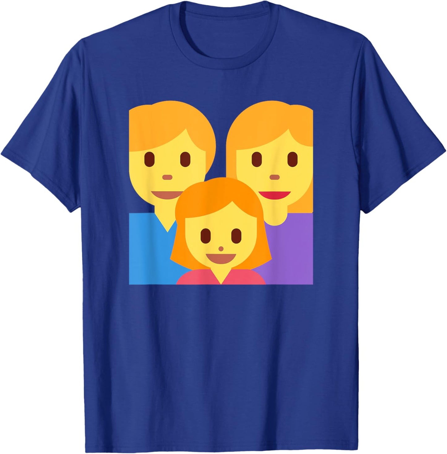Family: Man, Woman, Girl T-Shirt - T-Shirt | Royal