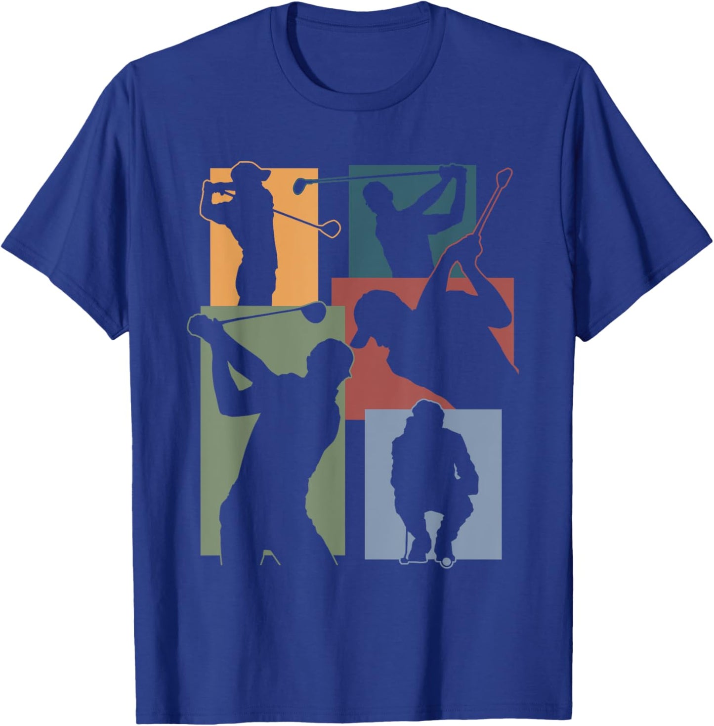 Funny Golf Player Cool Golfer Golfing Game Enthusiast Outfit T-Shirt - T-Shirt | Royal