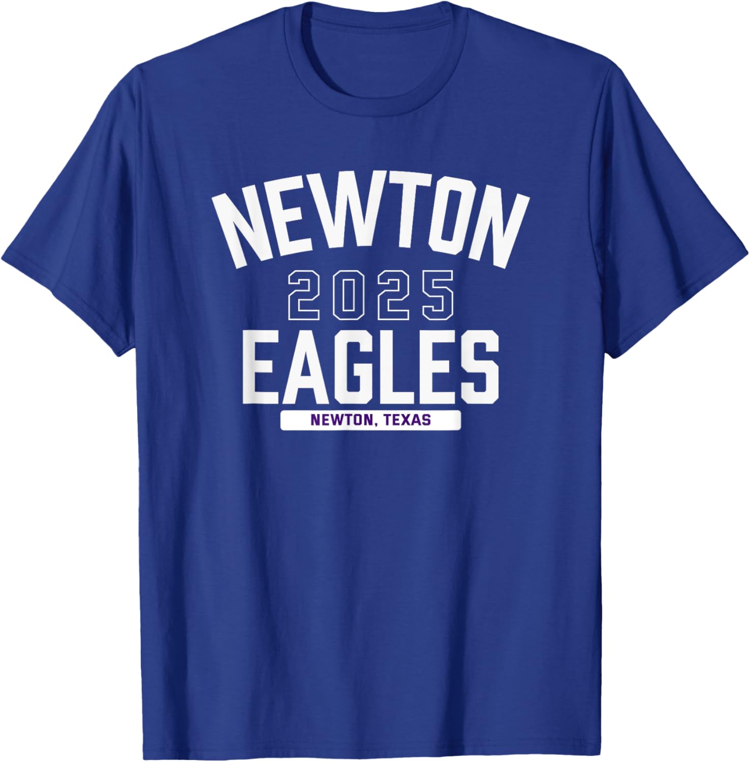 Newton Eagles Newton, Texas 2025 T-Shirt - T-Shirt | Royal