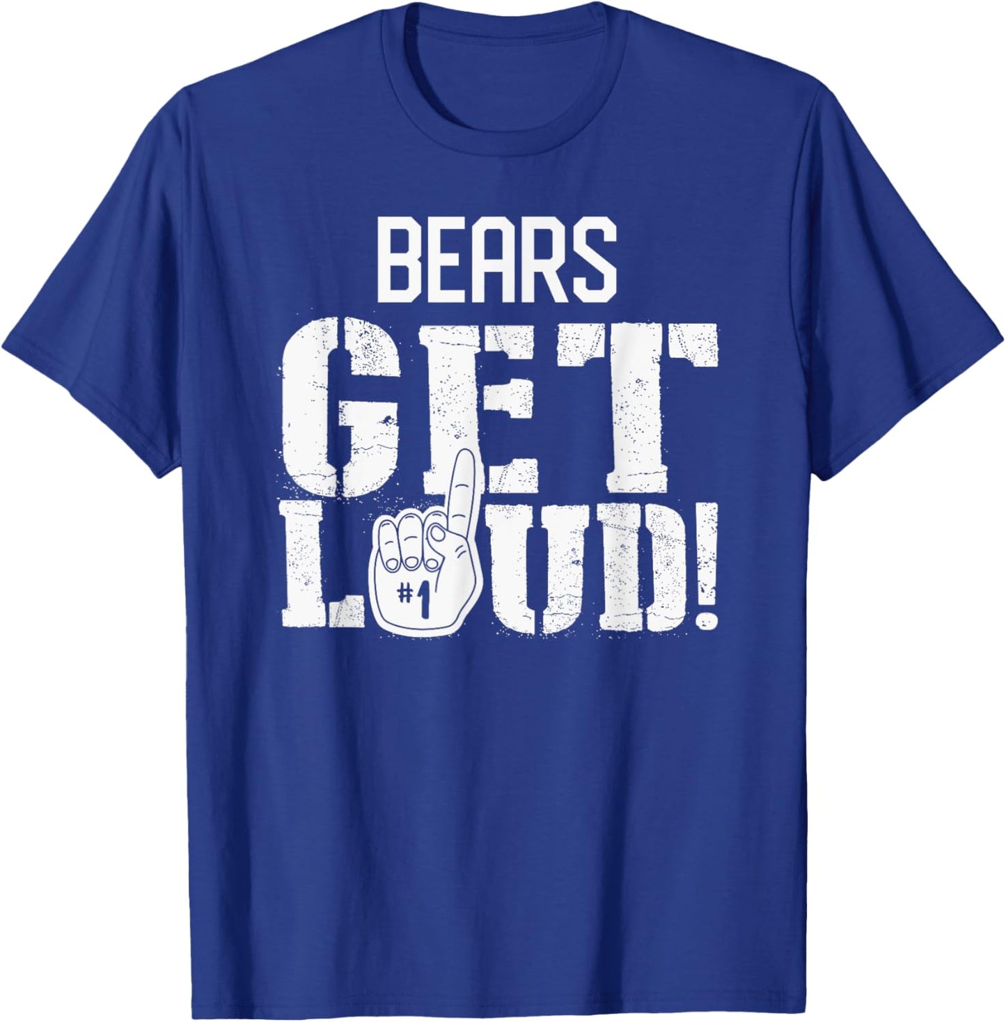 Pleasant Valley Bears Get Loud! HS T-Shirt - T-Shirt | Royal