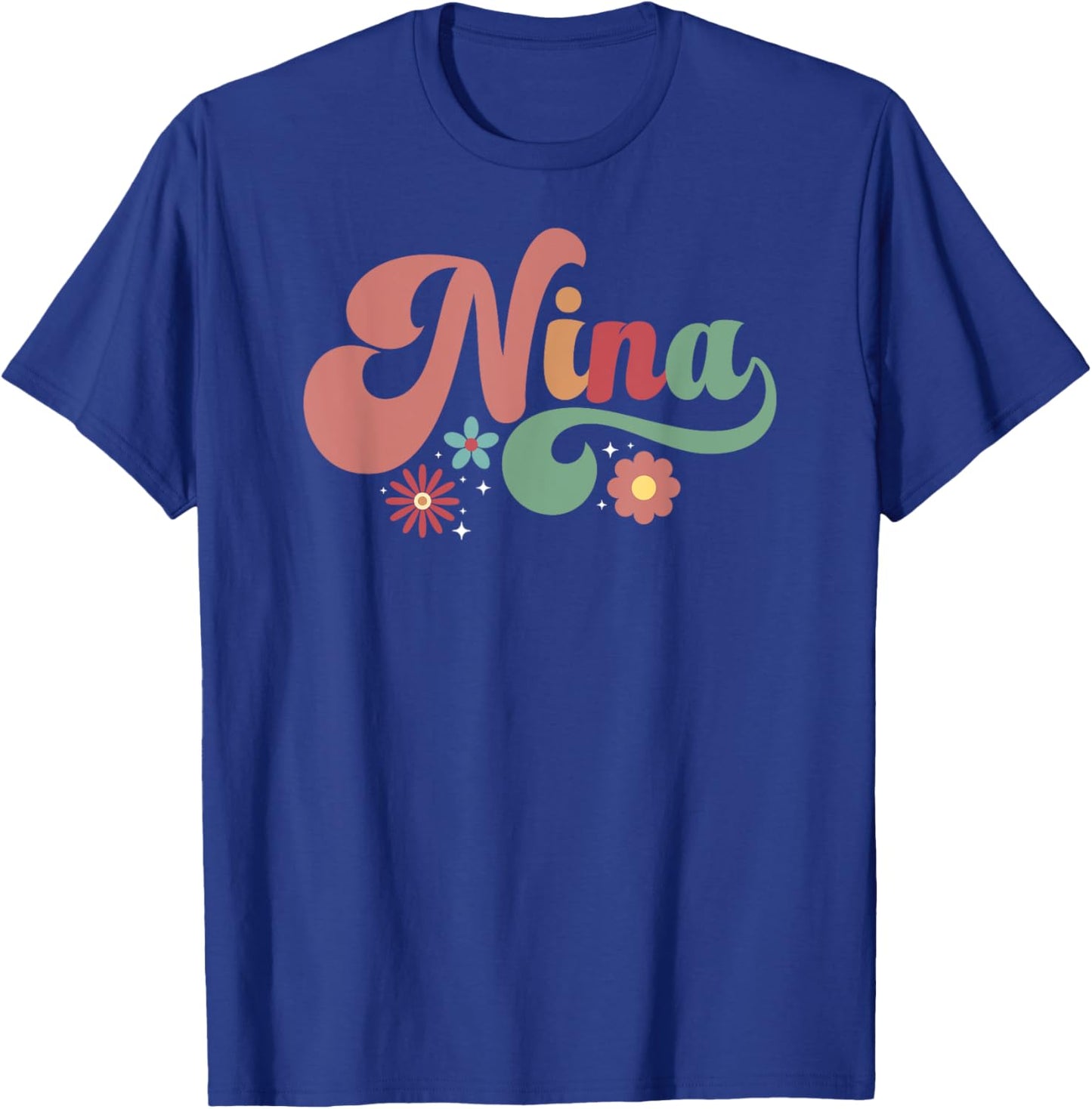 Nina Proud Nina Grandma Nina Grandmother T-Shirt - T-Shirt | Royal