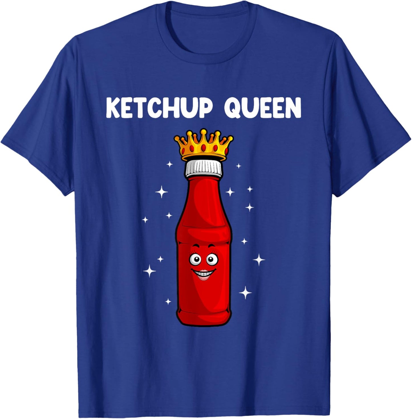 Cool Ketchup Queen Art Girls Tomato Ketchup Lover T-Shirt - T-Shirt | Royal