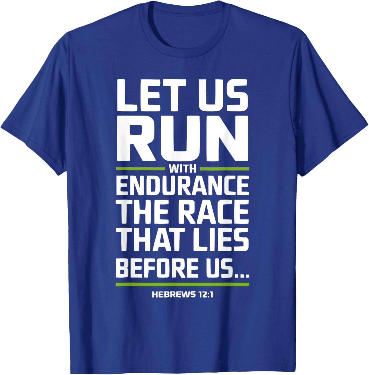 Running Jesus Christ Religion Christian Runner Christianity T-Shirt - T-Shirt | Royal