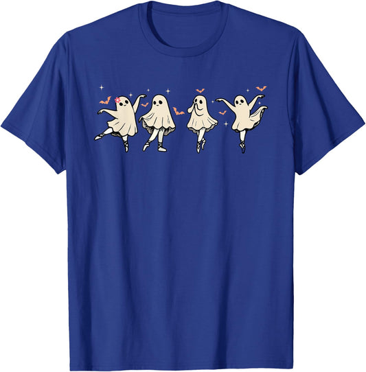 Ballet Ghost Ballet Dancer Spooky Dance Teacher Halloween T-Shirt - T-Shirt | Royal