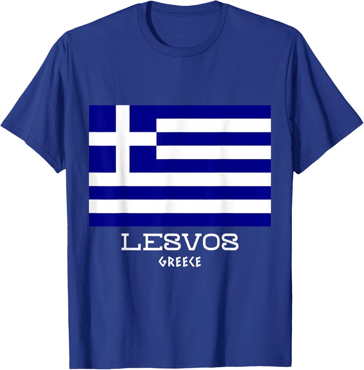 Lesvos Greece Greek Island Hellas Souvenir Mytilene Mitilini T-Shirt - T-Shirt | Royal