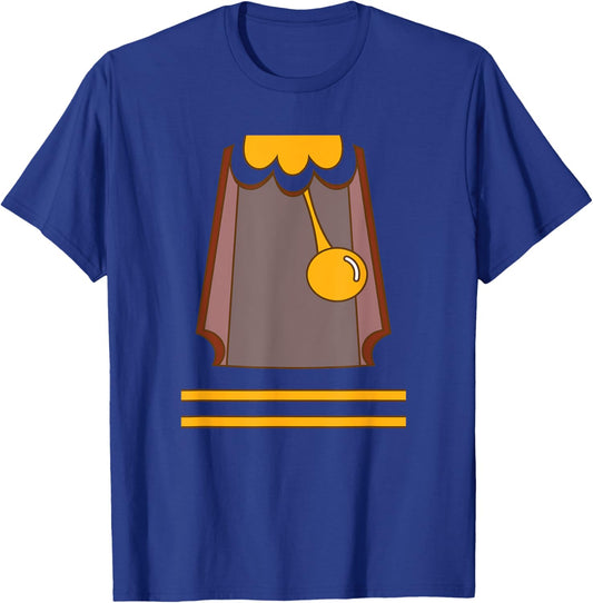 Pendulum Clock Cogsworth Easy Costume T-Shirt - T-Shirt | Royal