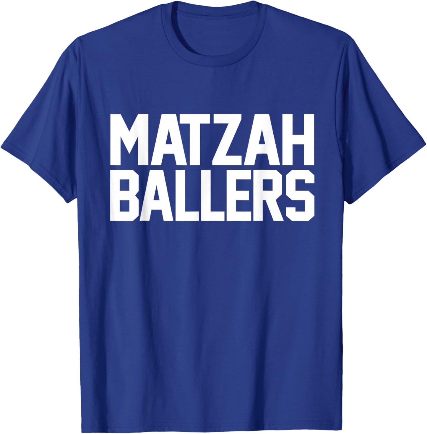 Matzah Ballers Funny Jewish Basketball Team Matzo Balls T-Shirt - T-Shirt | Royal