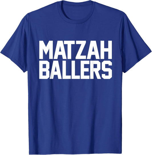 Matzah Ballers Funny Jewish Basketball Team Matzo Balls T-Shirt - T-Shirt | Royal