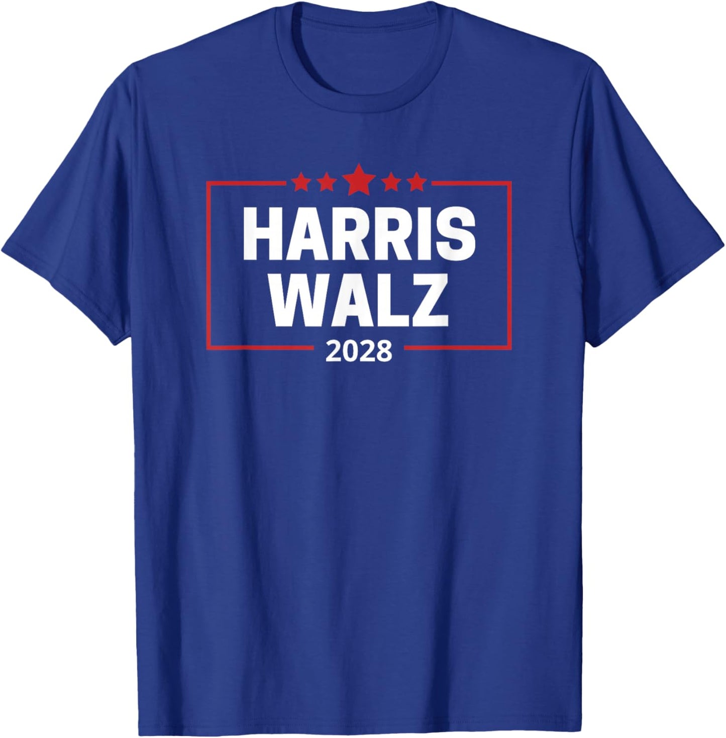 Kamala 2028 - Harris Walz 2028 T-Shirt - T-Shirt | Royal