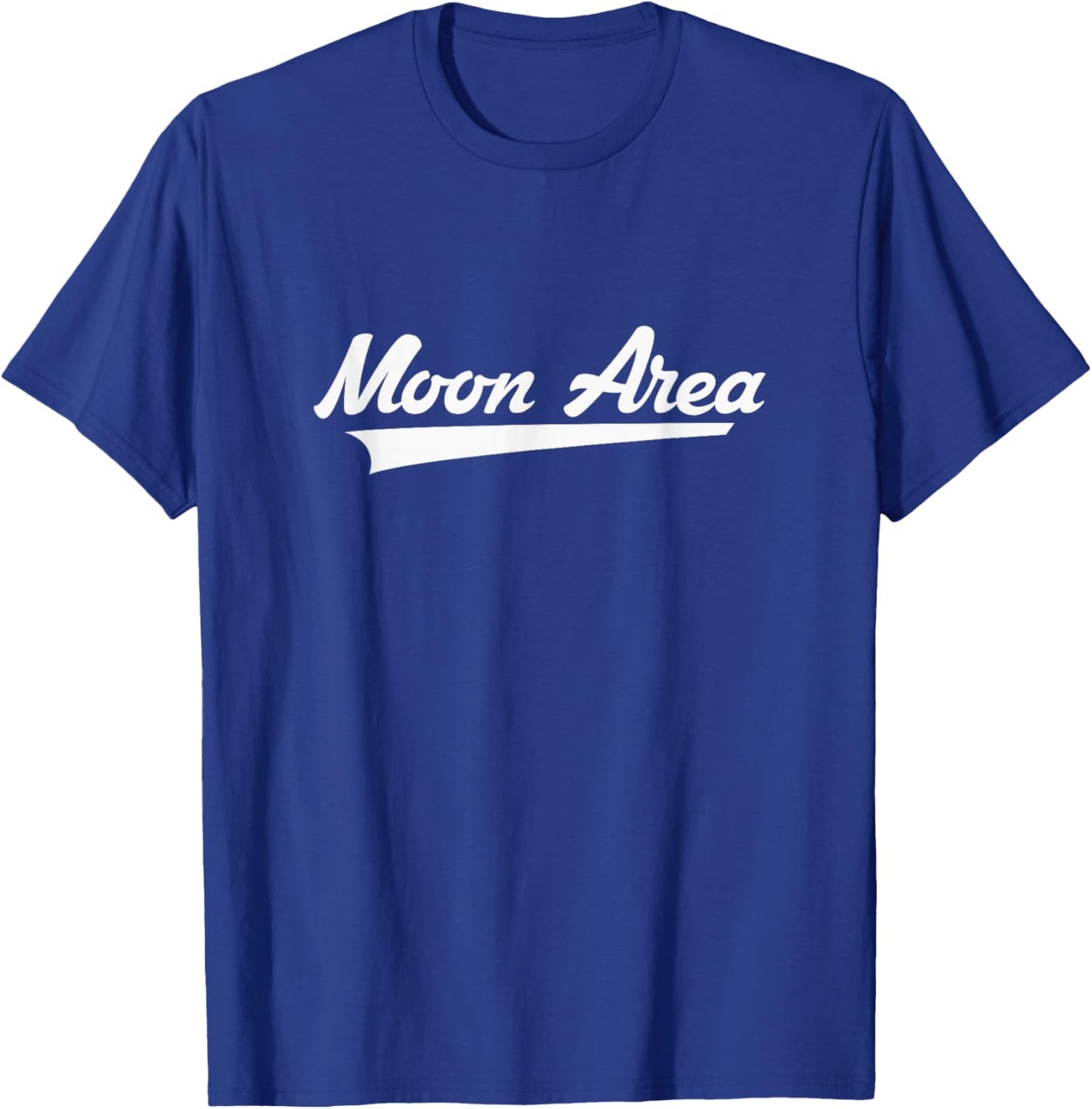 Moon Area High School Vintage Swoosh T-Shirt - T-Shirt | Royal