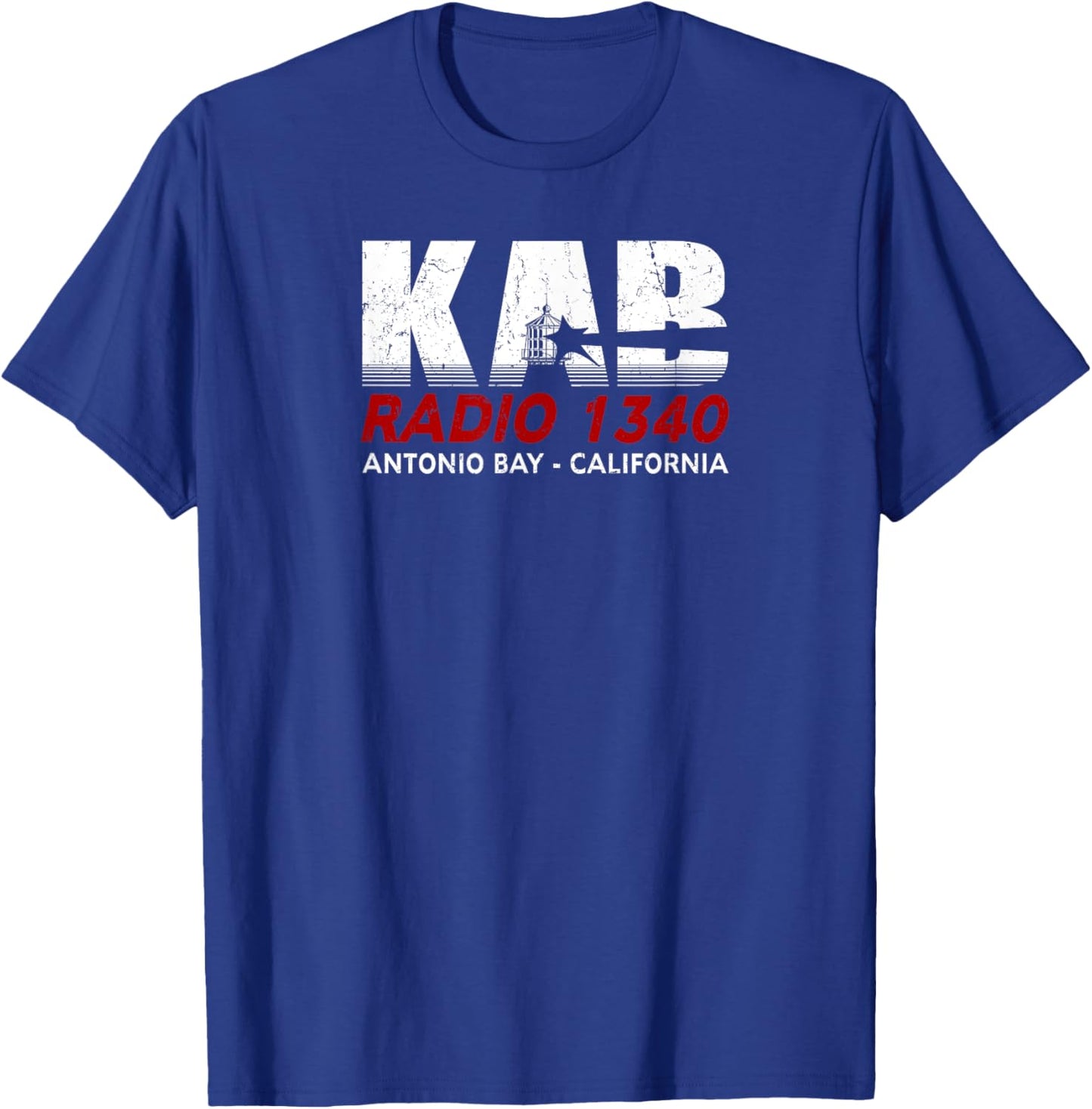 Dereliction of duty -Adults KAB Radio 1340 Antonio Bay - Pre-distressed - The Fog T-Shirt - T-Shirt | Royal