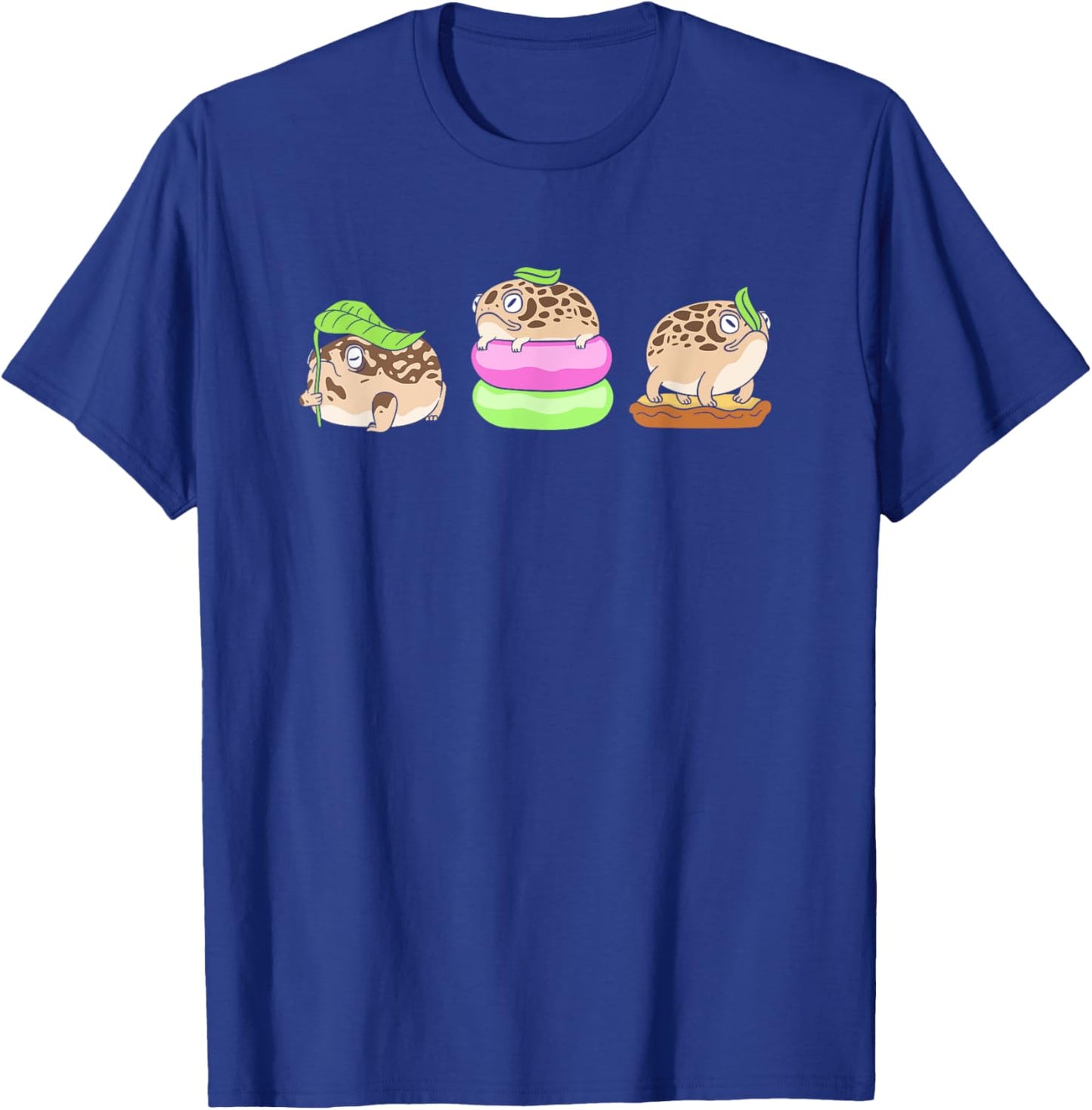 Cute Desert Rain Frog Lover Three Frogs T-Shirt - T-Shirt | Royal