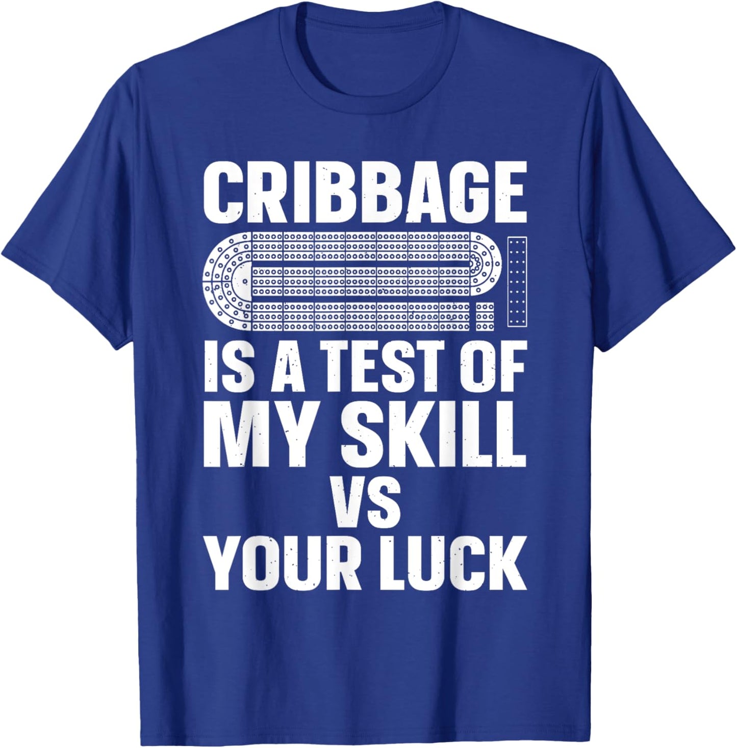 Cribbage Art Women Kid Cribbage Board Cribbage Lover T-Shirt - T-Shirt | Royal