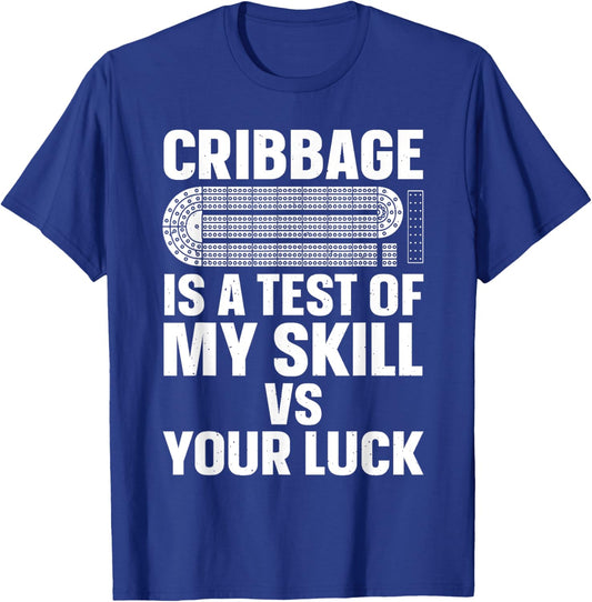 Cribbage Art Women Kid Cribbage Board Cribbage Lover T-Shirt - T-Shirt | Royal