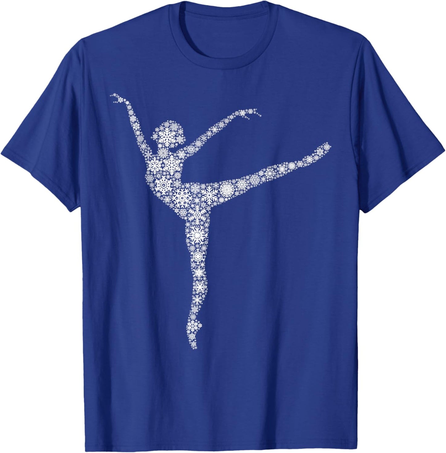 Snowflake Dancer Merry Christmas - Ballet Dance Ballerina T-Shirt - T-Shirt | Royal